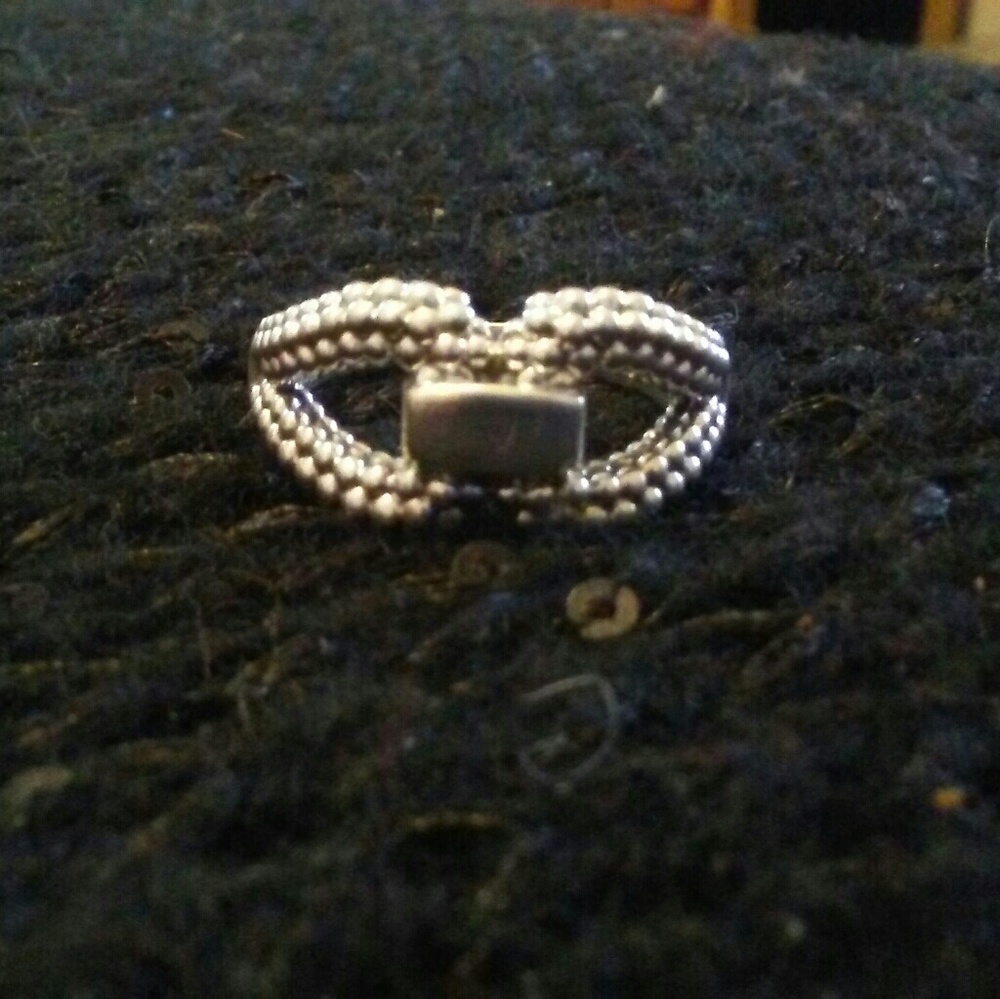 Lagos Derby Buckle Ring Sz 9